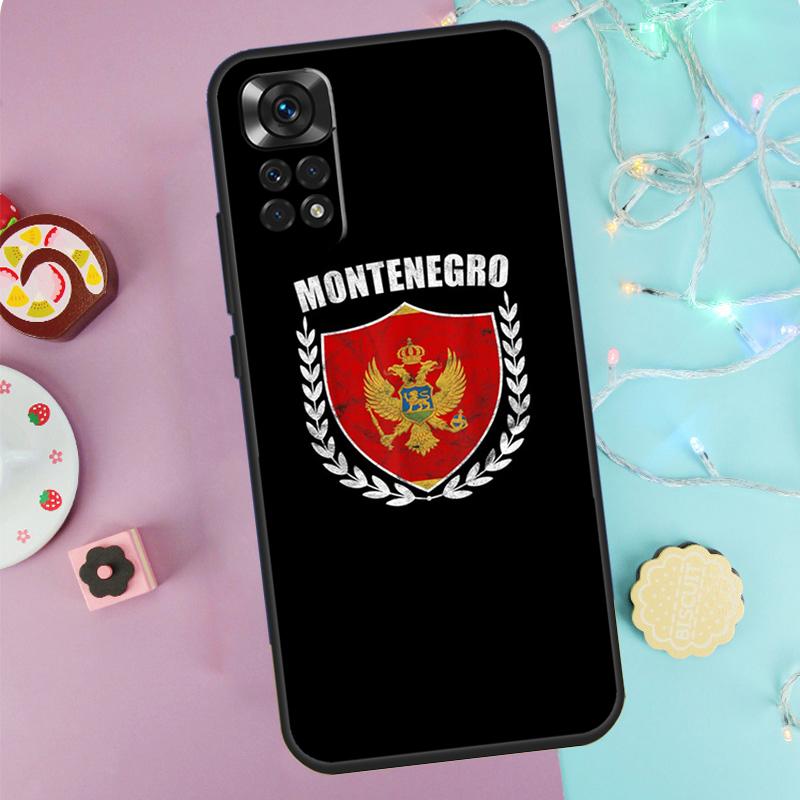 

Montenegro Flag Case For Xiaomi Redmi Note 9 10 11 12 13 14 Pro 9S 10S 11S 12S Redmi 14C 10C 12C 13C Cover Redmi Note 9 Pro