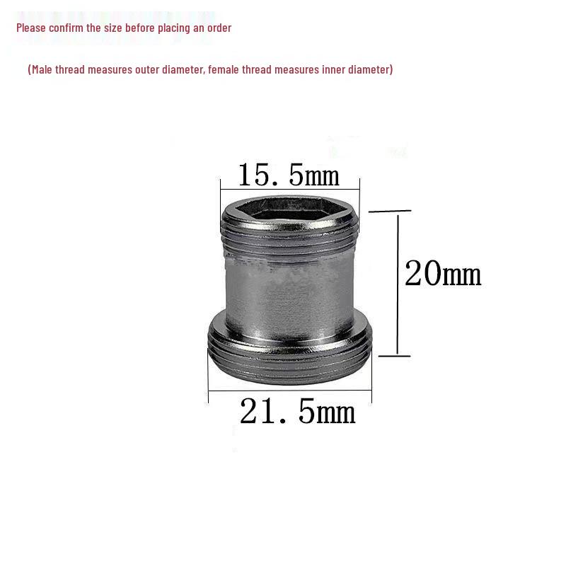 Faucet Adapter & Water Purifier Connector: M22 To 4-Point Coarse Thread Aerator
