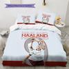 Set Copripiumino Trapuntato Modello Haaland Decorazione per la Casa Regalo (1 * copripiumino + 2 * federe senza imbottitura)