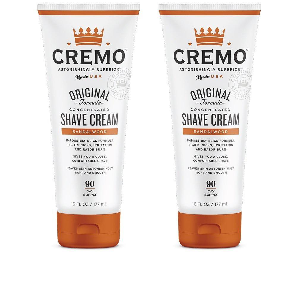 

Крем для бритья Cremo Barber Grade Sandalwood, 6 унций, упаковка из 2 шт.
