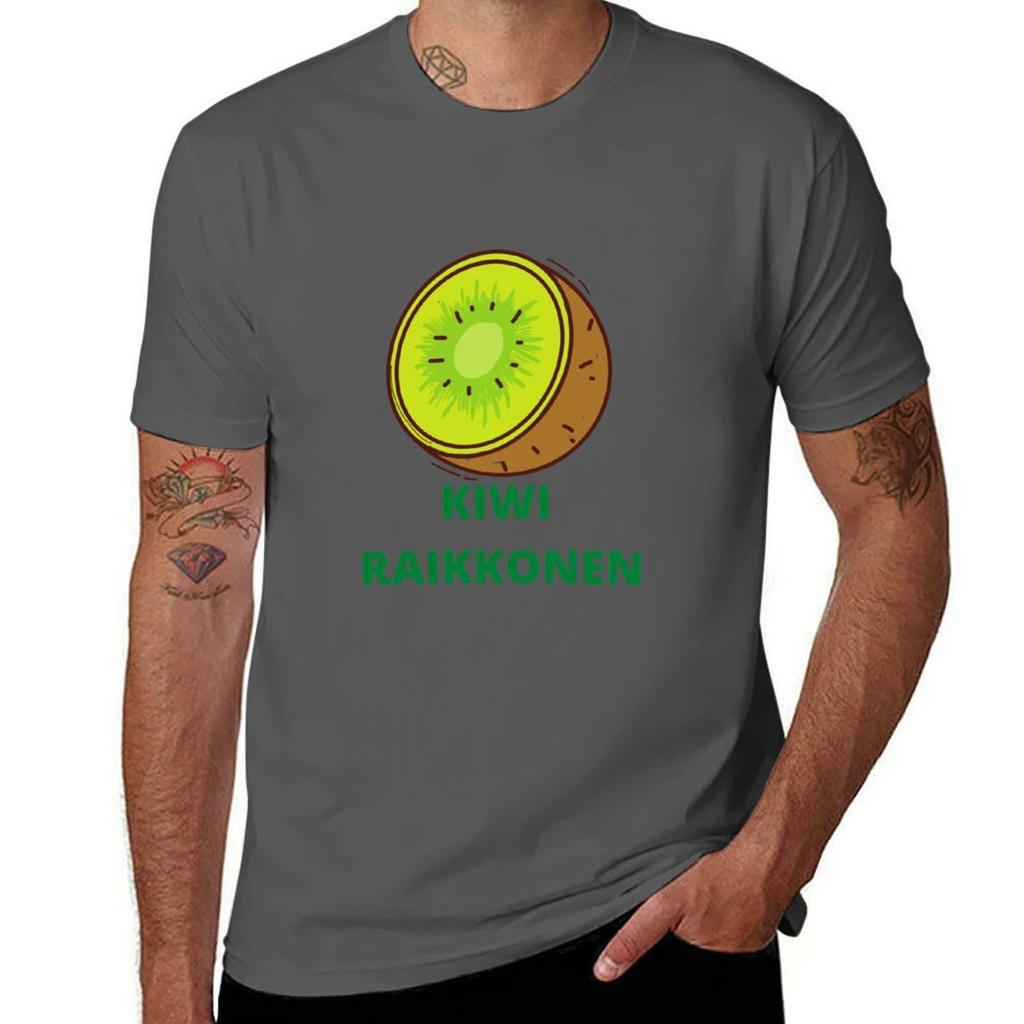 Kiwi Raikkonen T-Shirt Anime T-Shirt Herren T-Shirts für Männer T-Shirt