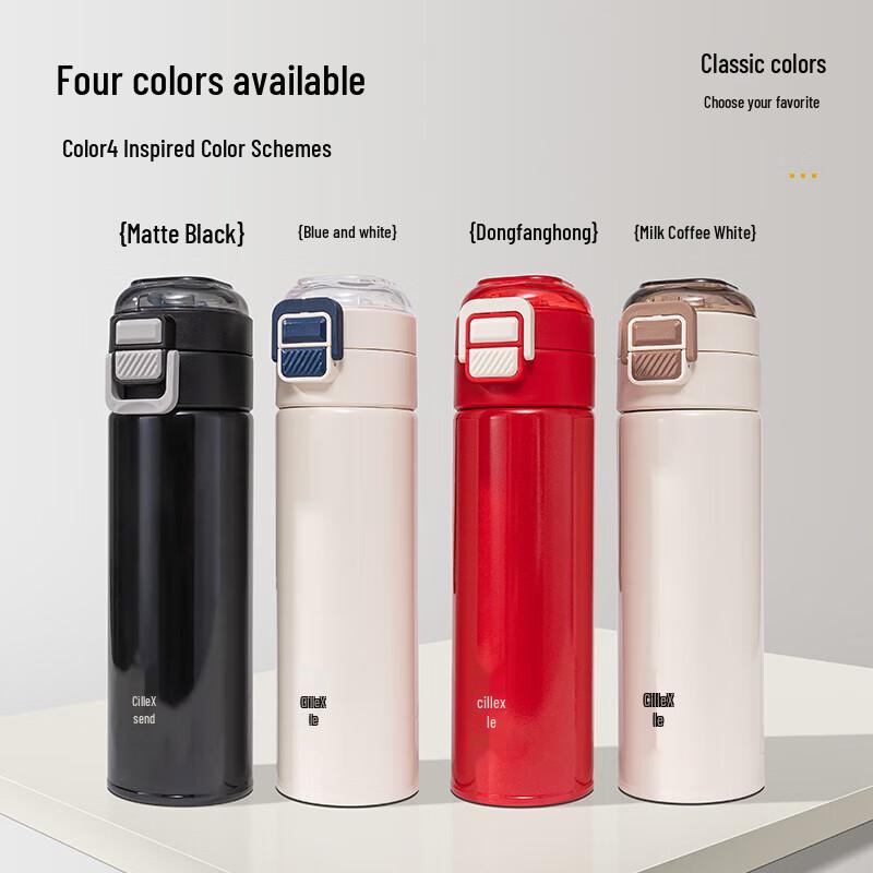 Xile 500ml Outdoor Sports Insulated Double-Drink Cup