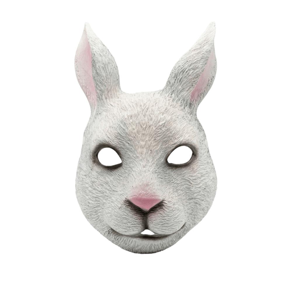 PU Bunny Masquerade Mask Anime Halloween Mask Fancy Rabbit Mask Cosplay