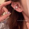 Elegant Zircon Ear Cuff: High-End Light Luxury No-Piercing Earring for Women