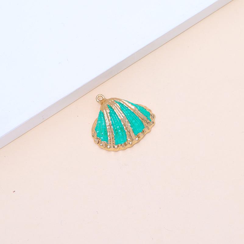 Electroplated Natural Shell Conch Scallop Pendant for DIY Necklace & Bracelet Jewelry