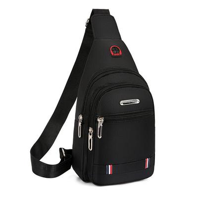 Men's Outdoor Travel Fashion Small Chest Polyester Crossbody Shoulder Bag - Casual Trendy Backpack