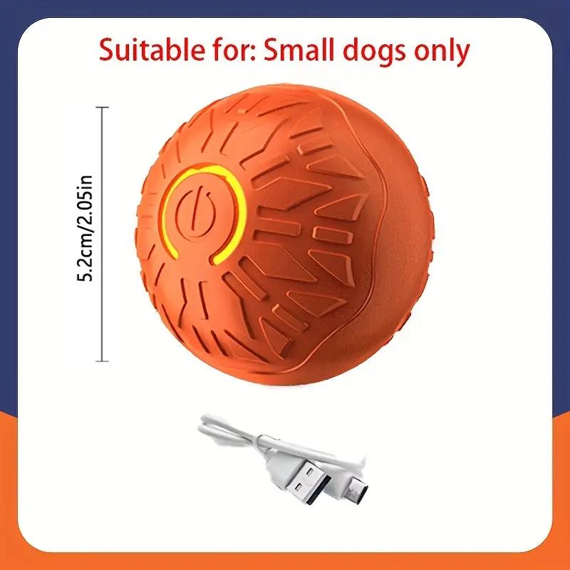 Smart Dog Toy Ball Automatic Interactive Pet Electronic Rolling USB Rechargeable Moving Bouncing for Puppy To Large Dog Chew Toy