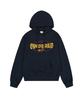 Cracked Logo Hoodie - Navy