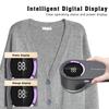 Portable USB Rechargeable Electric Lint Shaver and Fabric Trimmer with Digital Display, Includes Two Blades – Ideal for Clothes