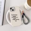Electroplated iPhone 15 Pro Max White Case with 16 Plus DIY Design, Compatible with Apple 13 Pro Max