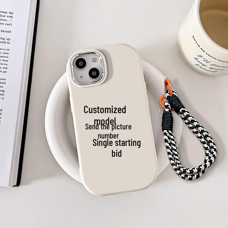 Electroplated iPhone 15 Pro Max White Case with 16 Plus DIY Design, Compatible with Apple 13 Pro Max