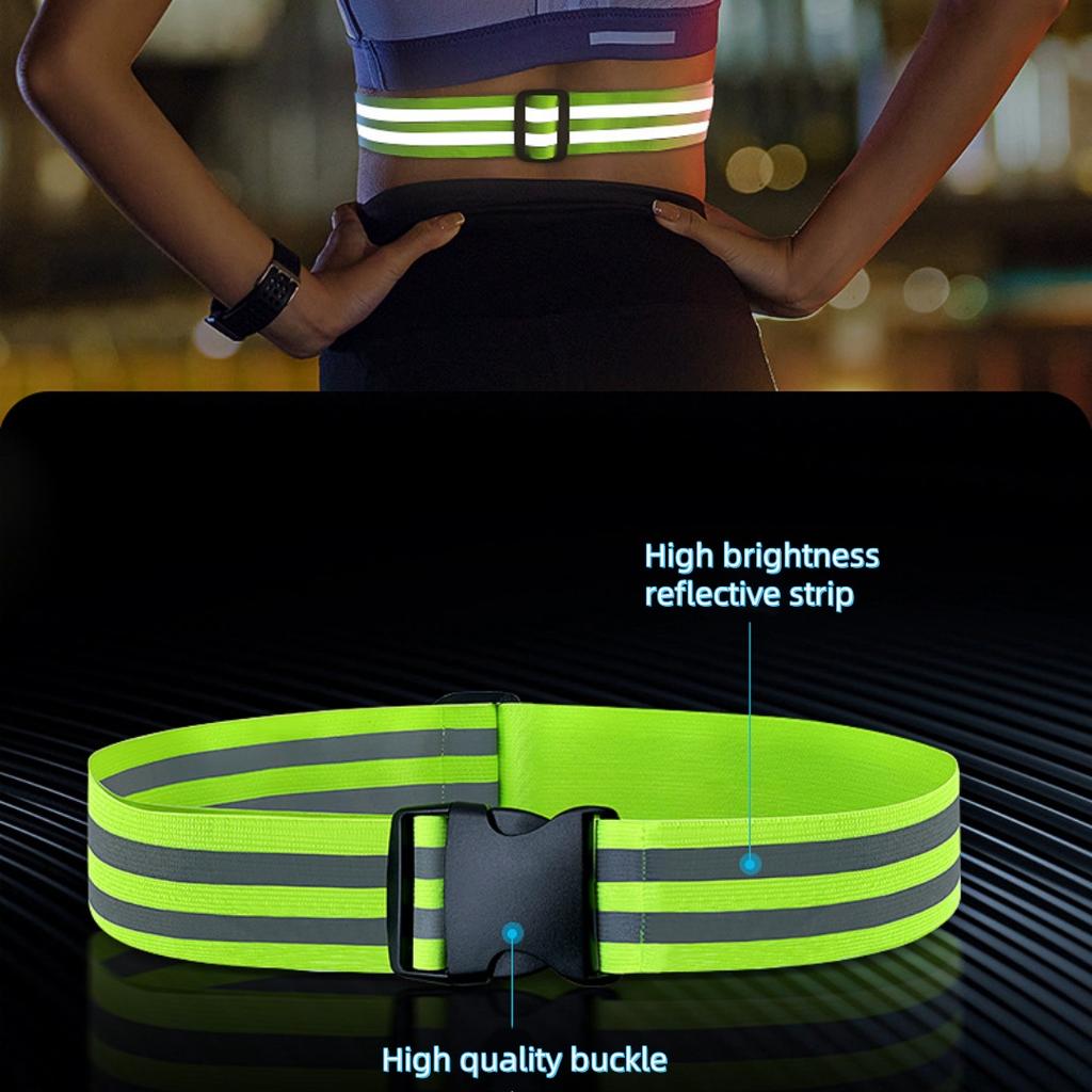 Reflexní vesta pro noční běh, fitness, nouzové navádění, cyklistickou bezpečnost, ochranný oděv, velikost pro dospělé