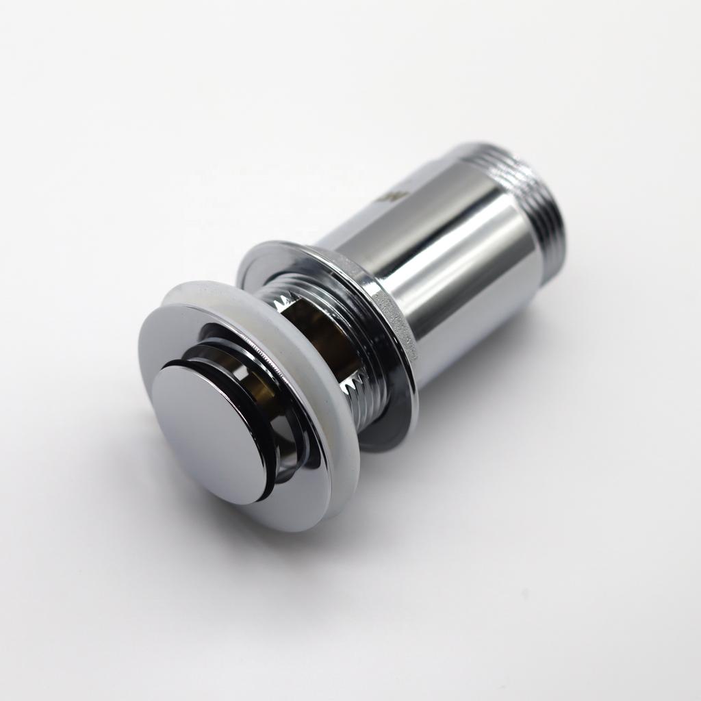 Manufacturer Price Chrome Brass Sink Pop up Waste Waste Click Clack Basin Drain for Bathroom