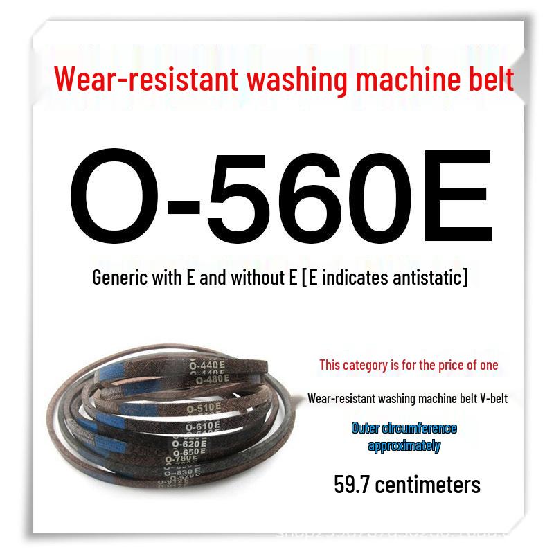 High-Quality Wear-Resistant O-Type V-Belt for Semi/Fully Automatic Washing Machine Motors