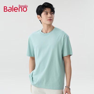 Baleno Herren Kurzarm T-Shirt Unifarben