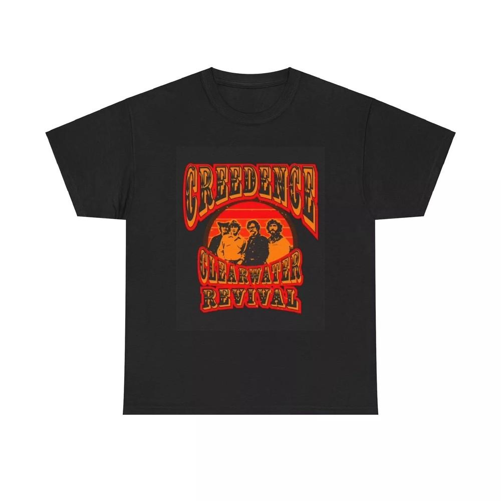 Creedence Clearwater Revival Graphic T Shirt Vintage Logo Unisex Heavy Cotton Unisex T-Shirt XXXXL