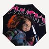 1pc Chucky Horror Doll Automatic Open/Close Umbrella Folding Umbrella, Portable Compact Travel Umbrella, Birthday/Christmas Gift for Men & Women