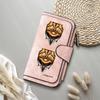 Gentleman Cat Print Long Wallet Large Capacity Card Holder Coin Purse for Daily Use