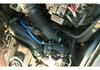 1x New SQV Turbo Blow Off Valve Aluminum With a 2.5" Flange Adaptor Black