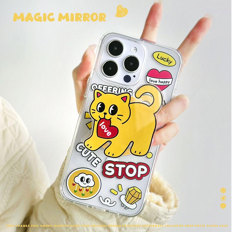 Magnetyczne etui na telefon Zhitai dla iPhone 12/13/14/15/16 Pro z funkcją podstawki dwa w jednym