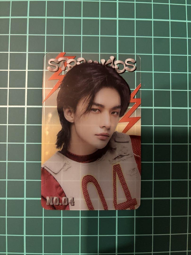 

[USED] straykids Hyunjin clear trading card superbowl