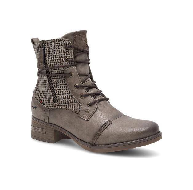 Mustang 1229-510 Grey Ankle Boots