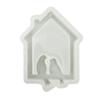 Birds House Hanging Silicone Mould Hanging Ornament Castings Molds Decorative Plasters Molds for Holiday Decorations