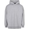 Build Your Brand Mens Oversized Cut-On Hoodie
