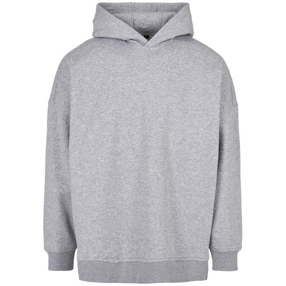Build Your Brand Mens Oversized Cut-On Hoodie