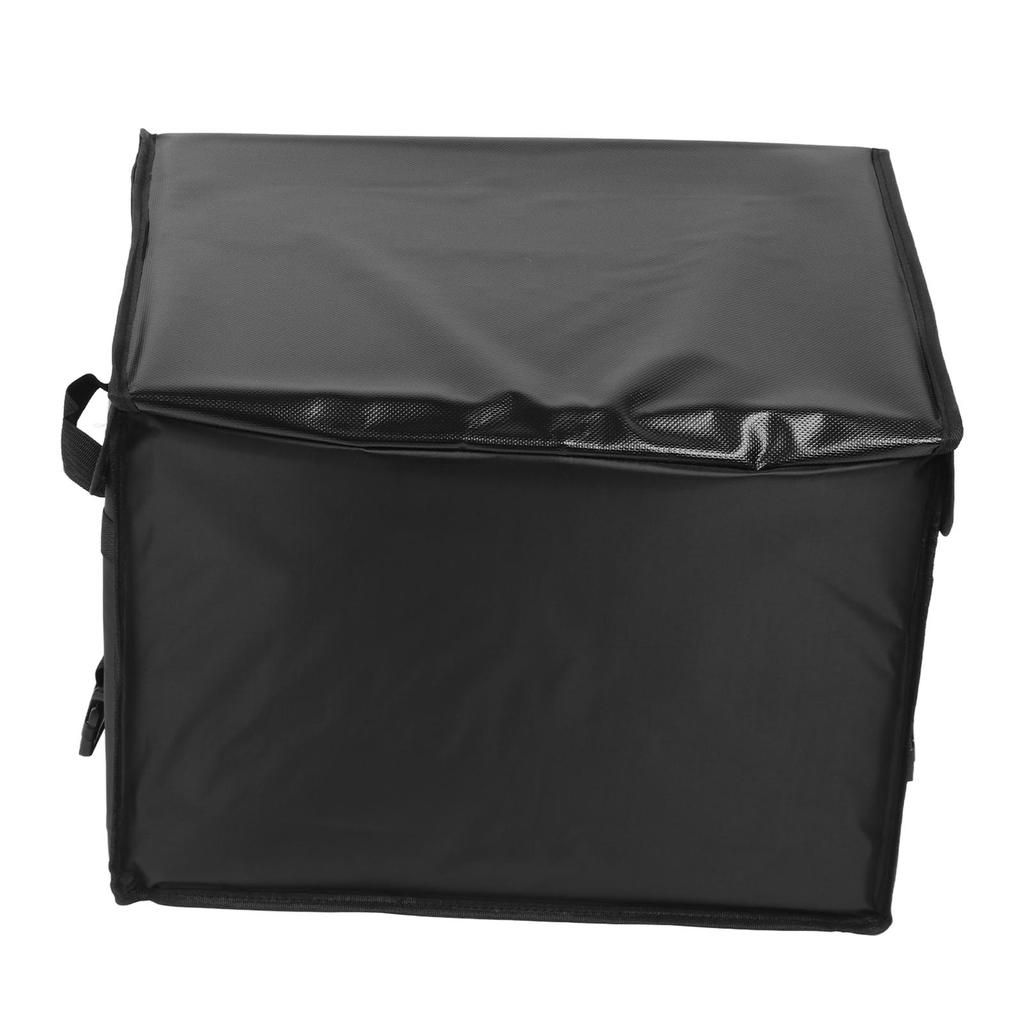 Insulated Food Delivery Bag Zippered Top Waterproof Large Capacity Insulated Grocery Bag for Hot