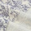 Tecido Crepe Dupla Camada Floral Pequeno Puro Algodão Retrô 135x50/500cm para Costura Roupas de Casa Pijamas Tecido Artesanal DIY