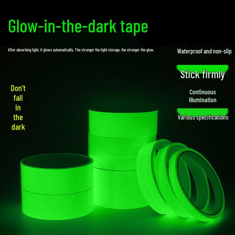 Green Luminous Warning Tape
