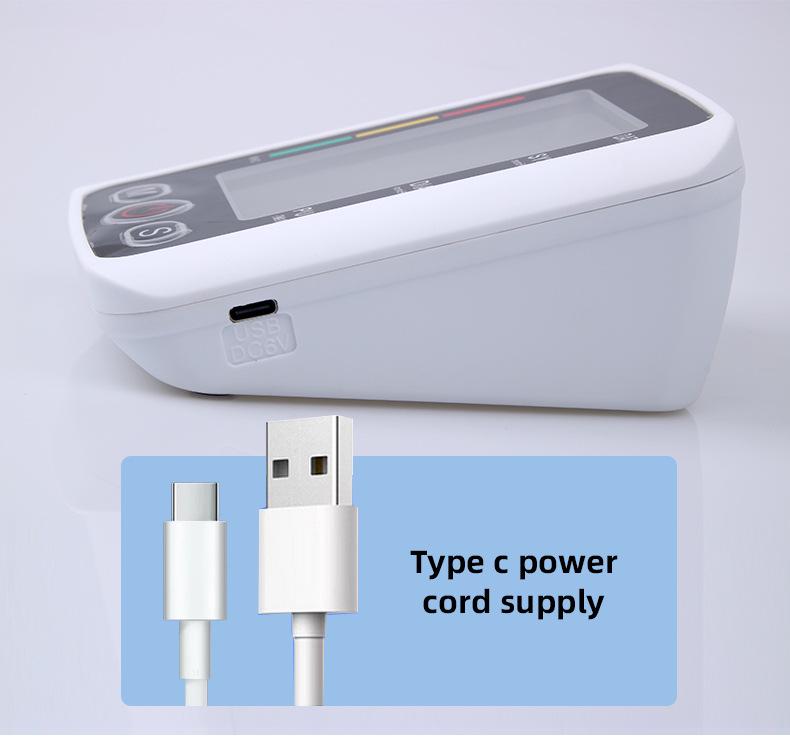 Plně automatický elektronický tlakoměr na paži pro domácí použití