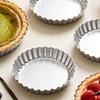 Nonstick Pizza Baking Pan Edge-patterned Tart Pan Easy Clean Egg Tart Molds  Pastry Making