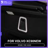 Carbon Fiber Style Trunk Hook Decorative Sticker for Volvo XC90 2015-2023 Interior Accessories
