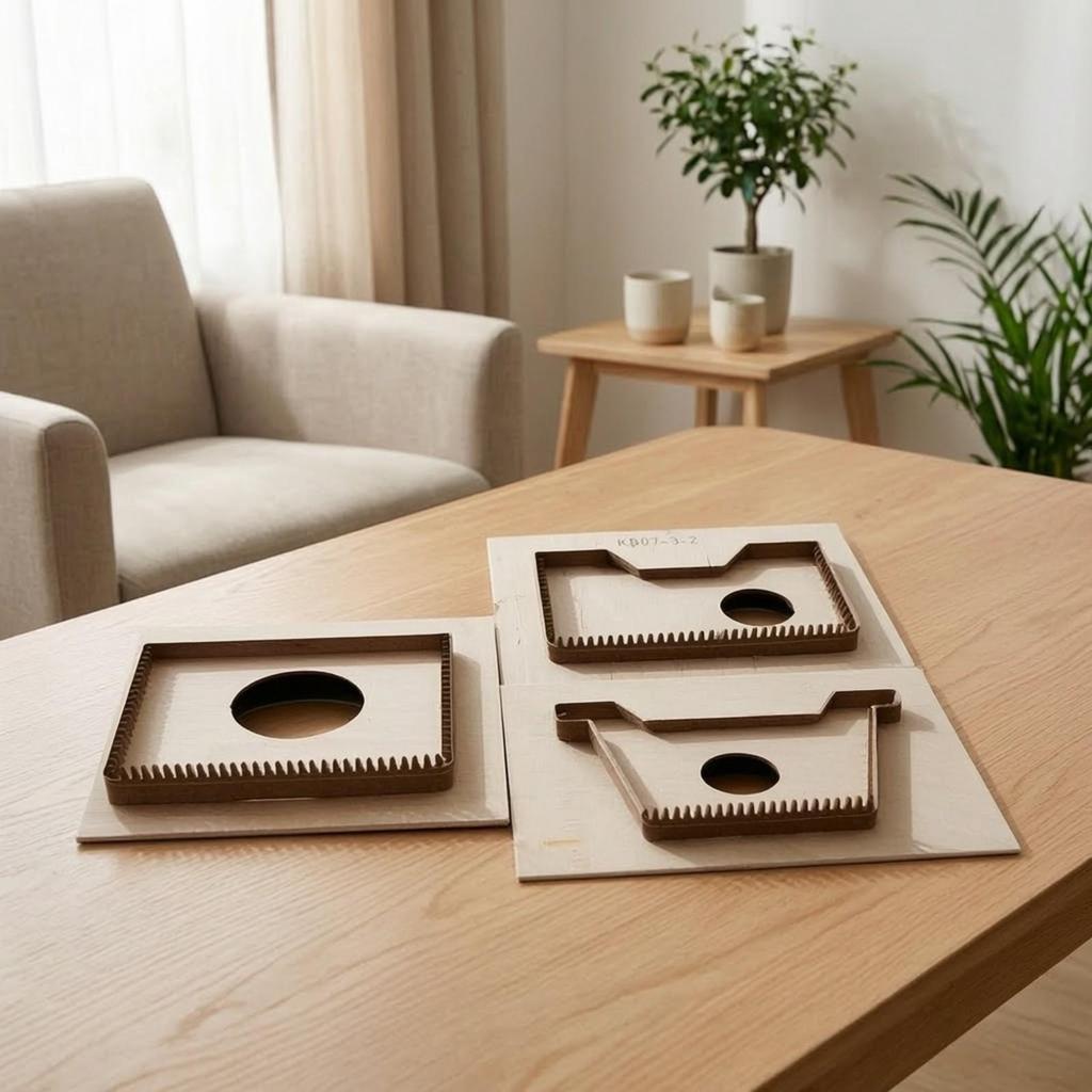Card Holder Die with Wooden Board Craft Tool Repeatable for Workshops
