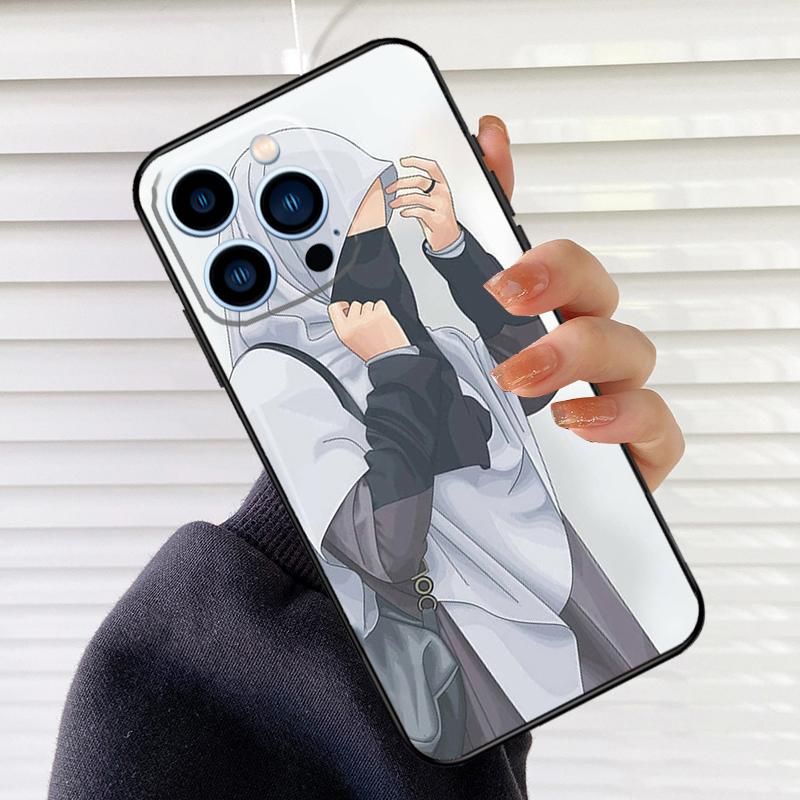 Islamic Hijab Girl Queen Phone Case For iPhone 16 15 14 13 11 12 17 Pro Max mini 15 16 Plus 16e 17 Air Cover Fundas