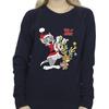Tom & Jerry Womens/Ladies Christmas Reindeer Sweatshirt