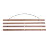 Magnetic Poster Frame Hanger DIY Reusable Black Walnut Magnet Poster Frame for Posters Prints