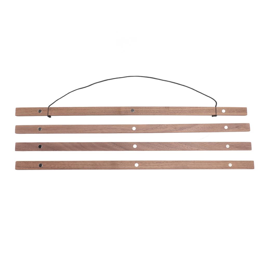 Magnetic Poster Frame Hanger DIY Reusable Black Walnut Magnet Poster Frame for Posters Prints