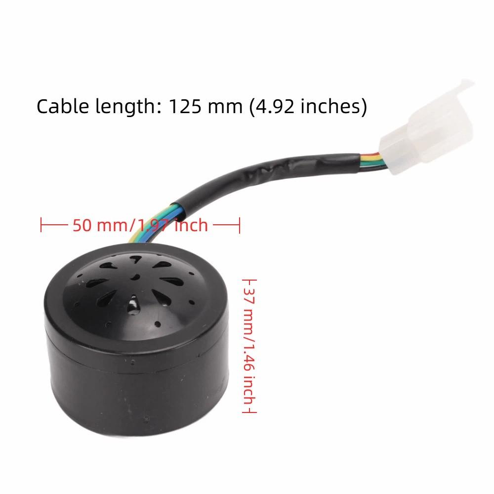5pcs 110-120db Six-Wire 4-in-1 Wiring Guide 48V-60V Backup Warning Alarm  Electric Tricycle