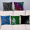 V-Volcoms LOGO Personalized Pillow Cover Kids Bedroom Wild Party Decor Pillowcase Kid Birthday Shower Gift