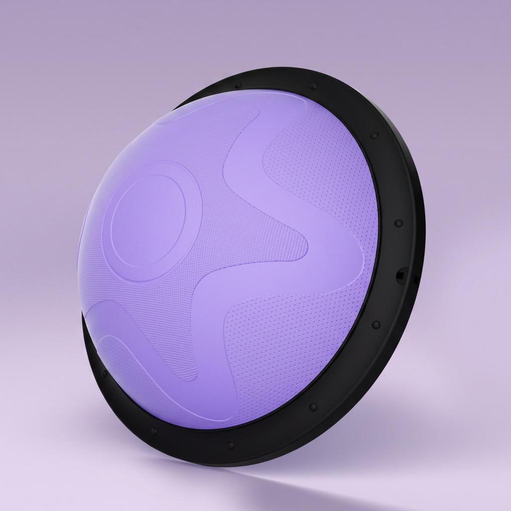 Half-Dome Balance Ball Textured with Resistance Rope Stability Dome