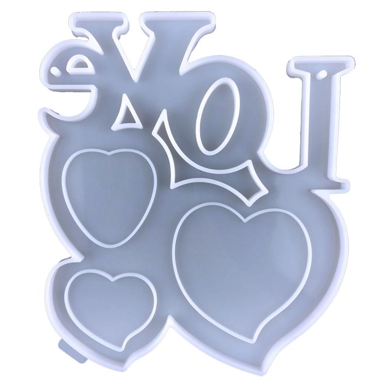 

Photo Frame Decoration Silicone Mold LOVE Epoxy Jewelry Mold Resin Casting Pendant Mold Suitable for Diy Resin Crafts 1