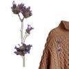 Branch-Shaped Flower Insert Brooch Metal Trendy Clothes Decoration Fashion Clothing Corsage Diy Branch Brooch For Wedding
