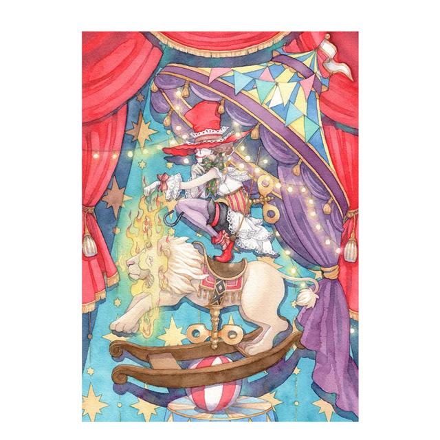 

5D DIY Алмазная картина Мультфильм Портрет Аниме Девочка Набор для вышивки крестом Полная вышивка Мозаика Искусство Картина Стразы Full Round 20x30CM