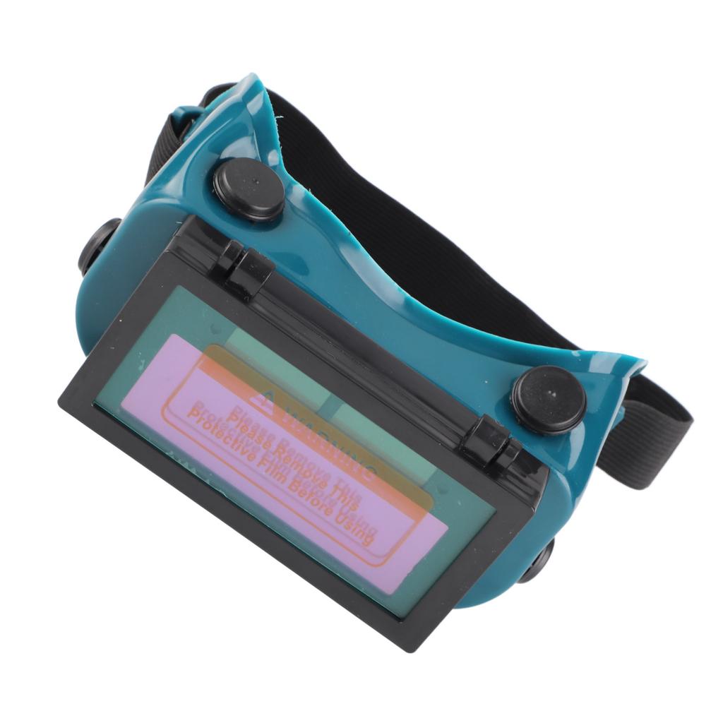 Solar Auto Darkening Eye Mask Welding Goggles Welder Eye  ive Glasses (Blue)