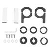 4PCS 25?40mm Bull Bar Clamp Bracket Clip Pipe Holder Crash Guard Tube for Car Modification