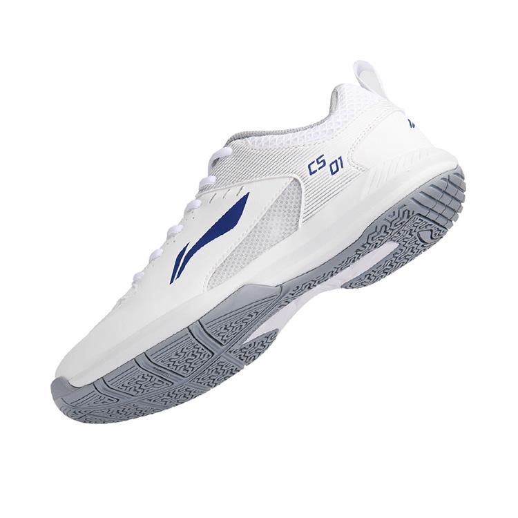 LiNing Feather Cushioning, Abrasion Resistant, Breathable, Lightweight Low Top Badminton Shoes Unisex Standard White AYTS034-2