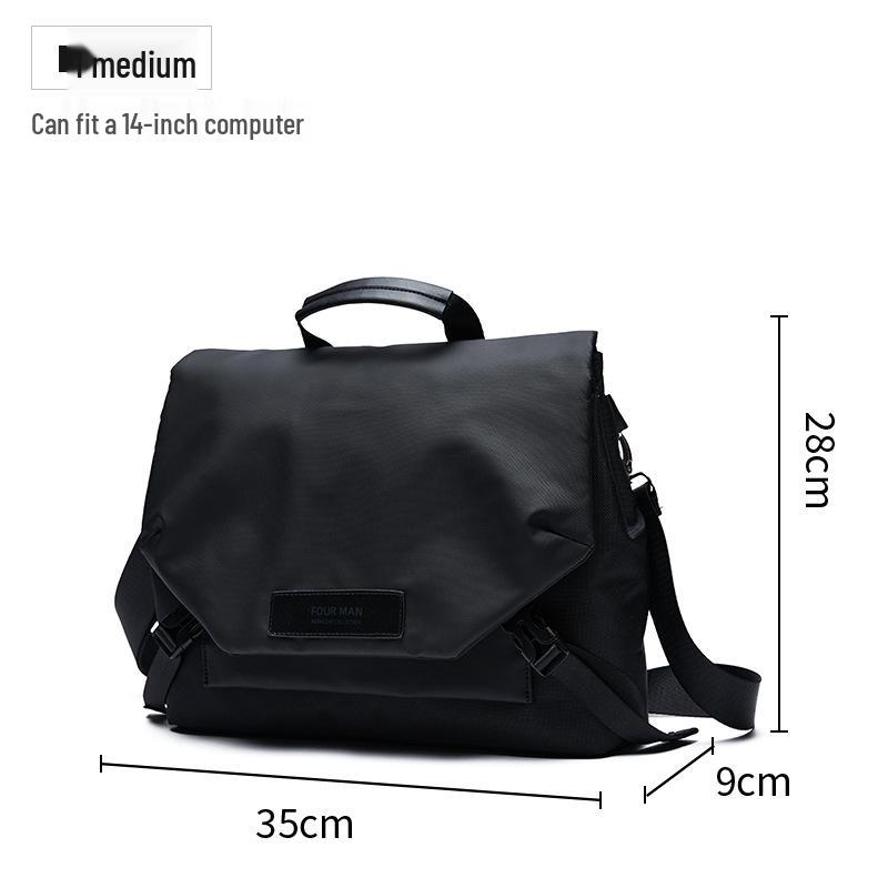 

Мужской спортивный рюкзак-мессенджер кроссбоди большой вместимости 12 inches